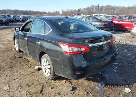 2015 Nissan Sentra Sv из США, поврежденный, VIN 3N1AB7AP5FY363639